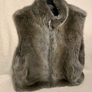 Blassport brown reversable Faux Fur Vest